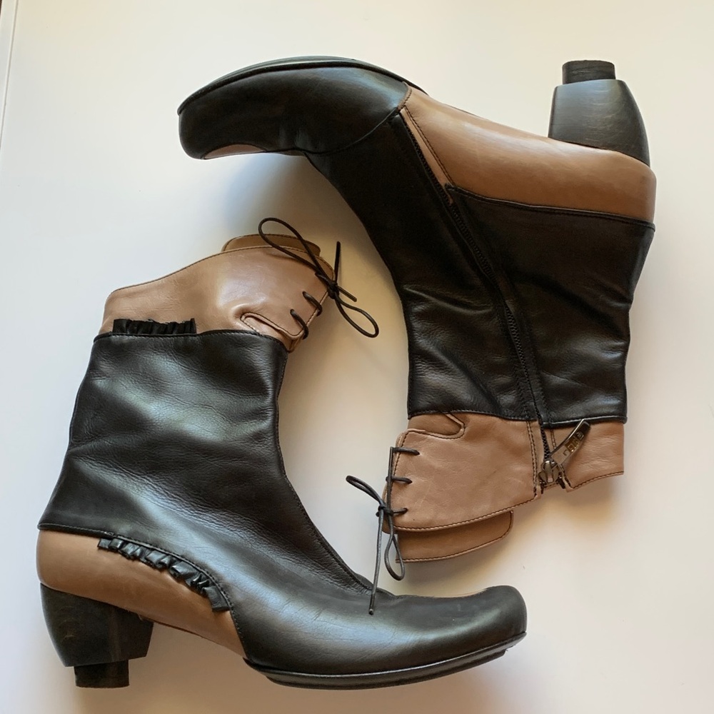 Rodà leather lace up boots